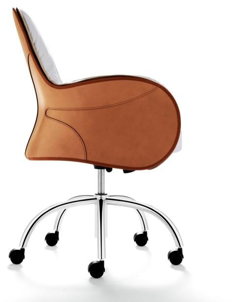 DE PADOVA Кожаное кресло с подлокотниками sun-id-1347501 - Вид №1