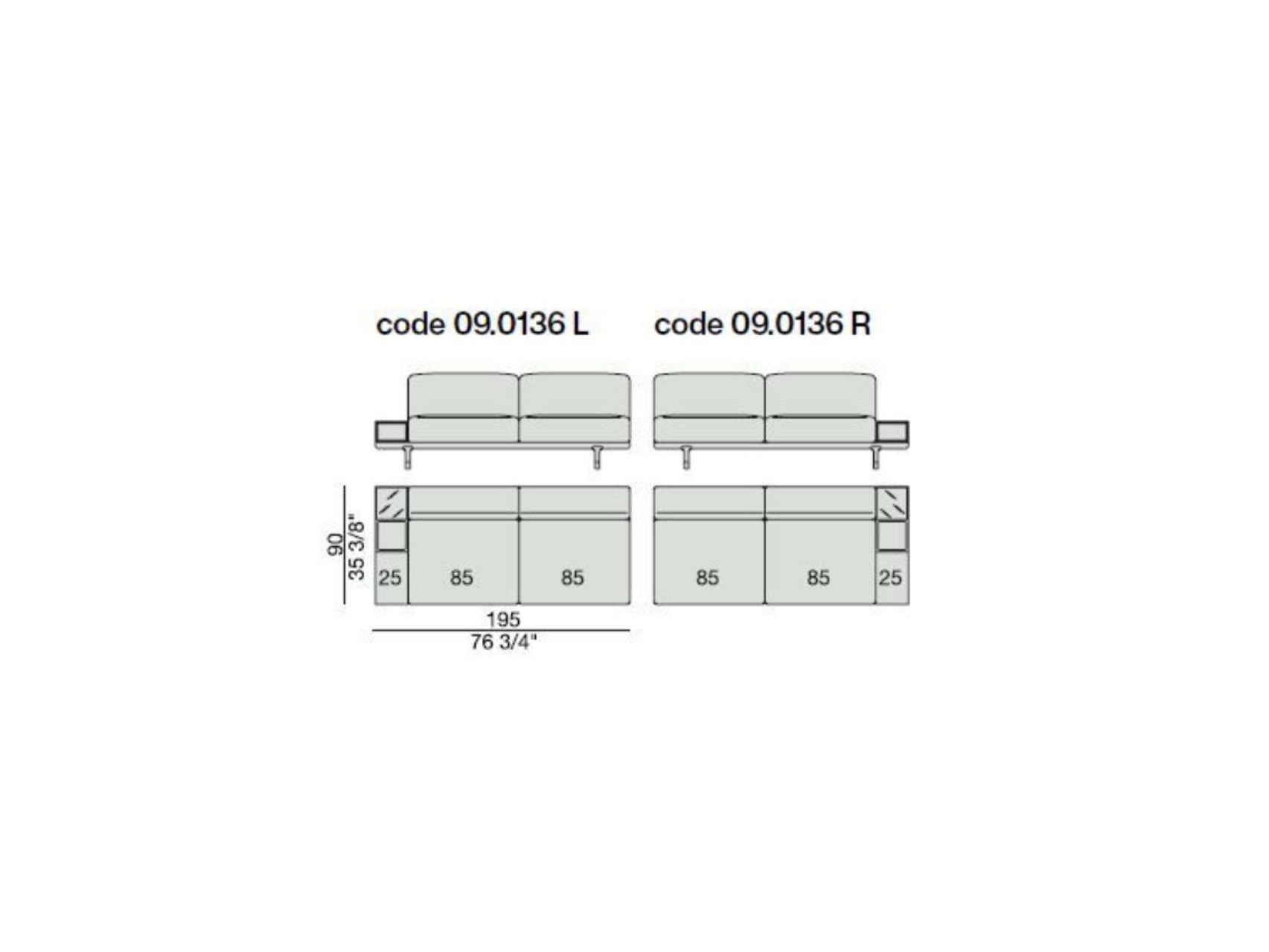 Тканевый диван с отсеком для хранения Porada Soul ARCH-00136846 - Вид №28