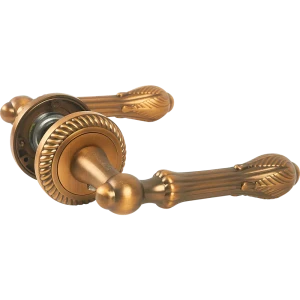 Ручки на розетке алюминий Пенне 130 мм цвет кофе