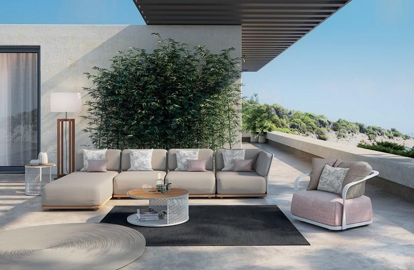 Atmosphera Угловое садовое кресло из ткани Switch Sc.pa - Вид №4