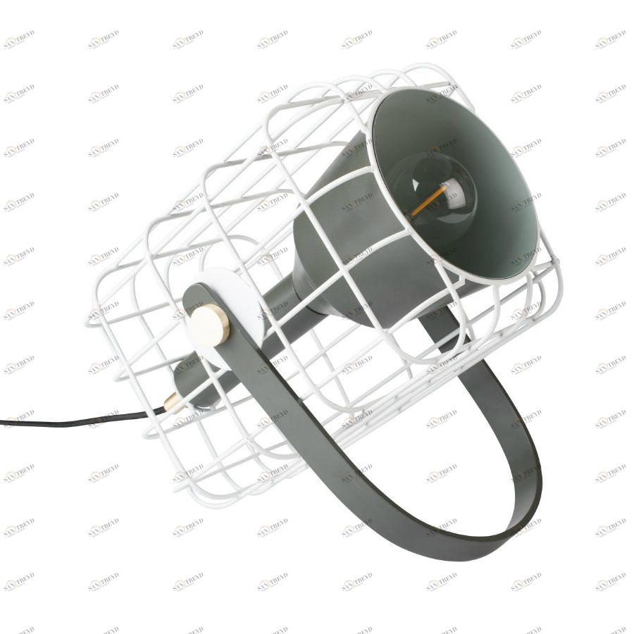 Лампа настольная Cage, белая White Label Living 5200071