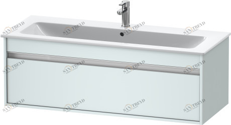 KT642100909 Ketho Тумбочка подвесная Светло-голубой матовый декор Duravit