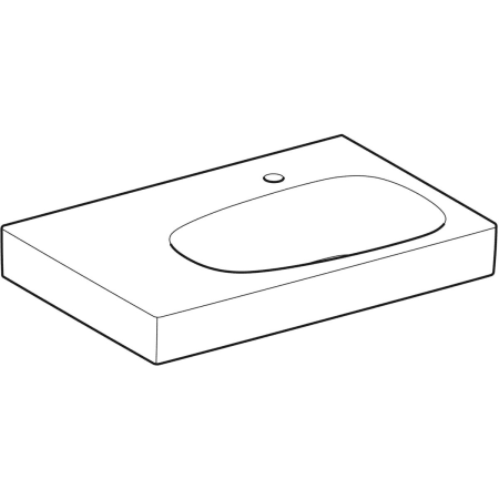 500.549.01.1 Раковина Geberit Citterio с полкой Geberit  - Вид №8