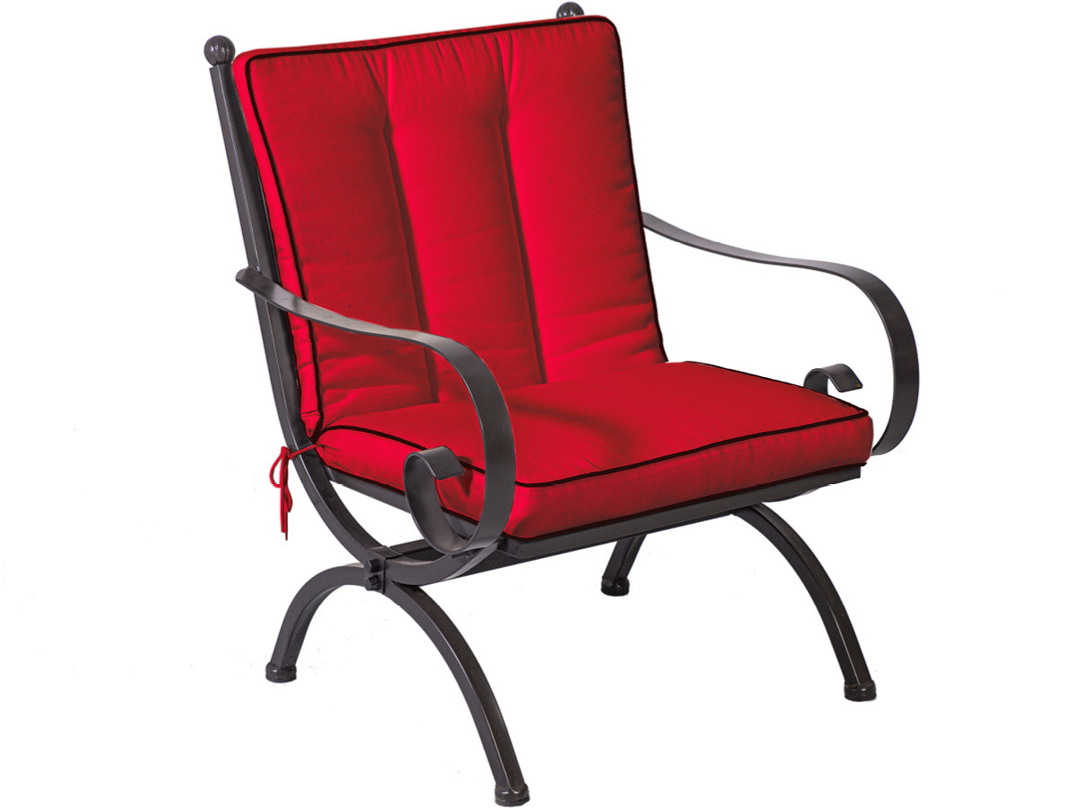 10.00.1601 Кресло для отдыха Romeo Elegance подушки сиденья / спинки красный Mbm