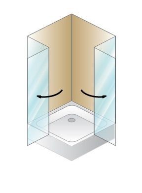 Душевой уголк  Kolpa-San Terra 00609  Словения - Вид №1