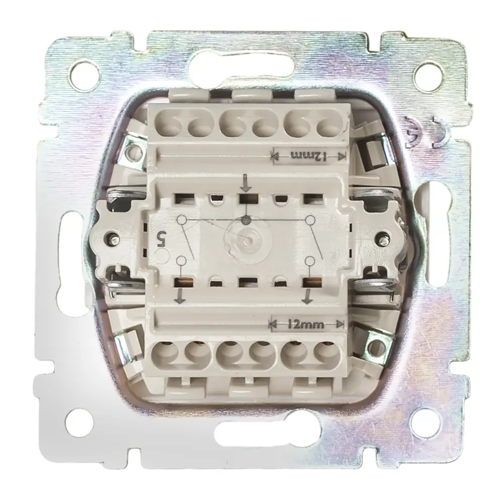 Выключатель двухклавишный Legrand Valena Classic белый для скрытого монтажа 10320403 STLM-1102316 - Вид №4