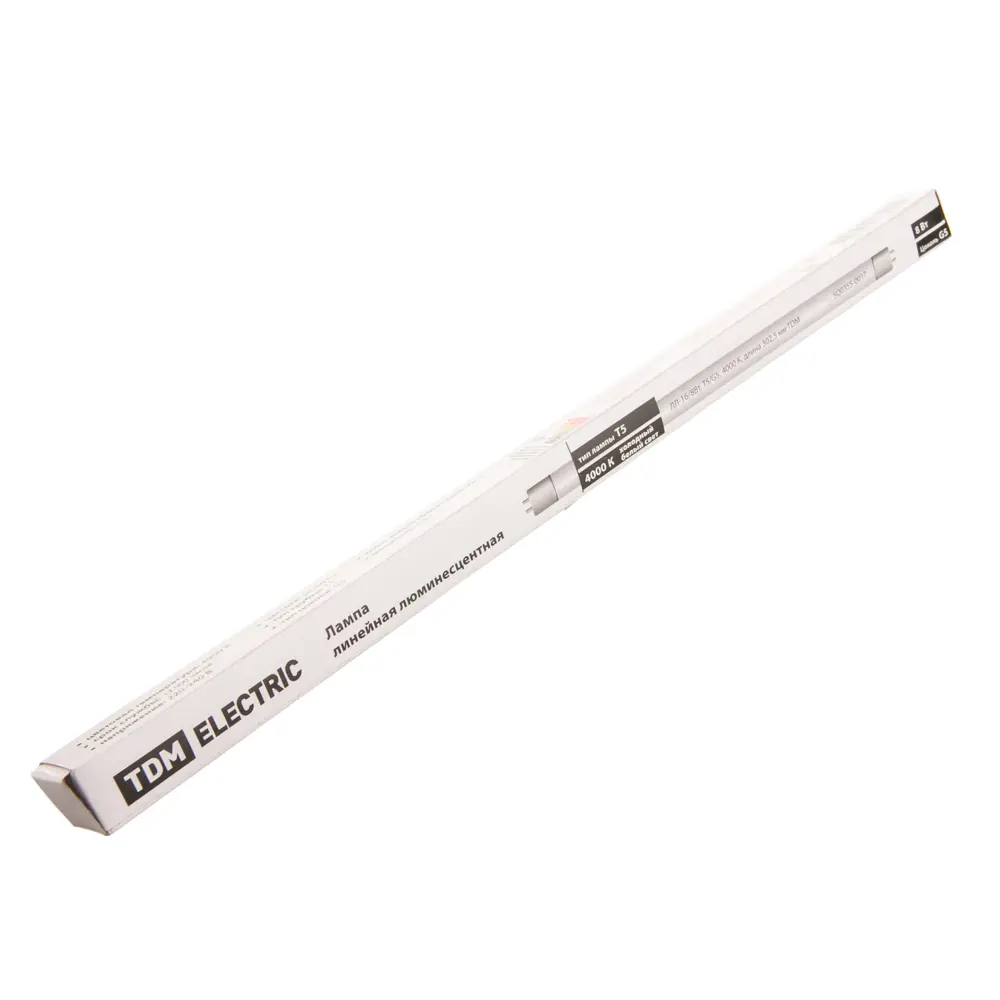 Лампа люминесцентная TDM T5 302 мм 8 Вт свет дневной 15750293 STLM-2145589 TDM ELECTRIC  - Вид №2