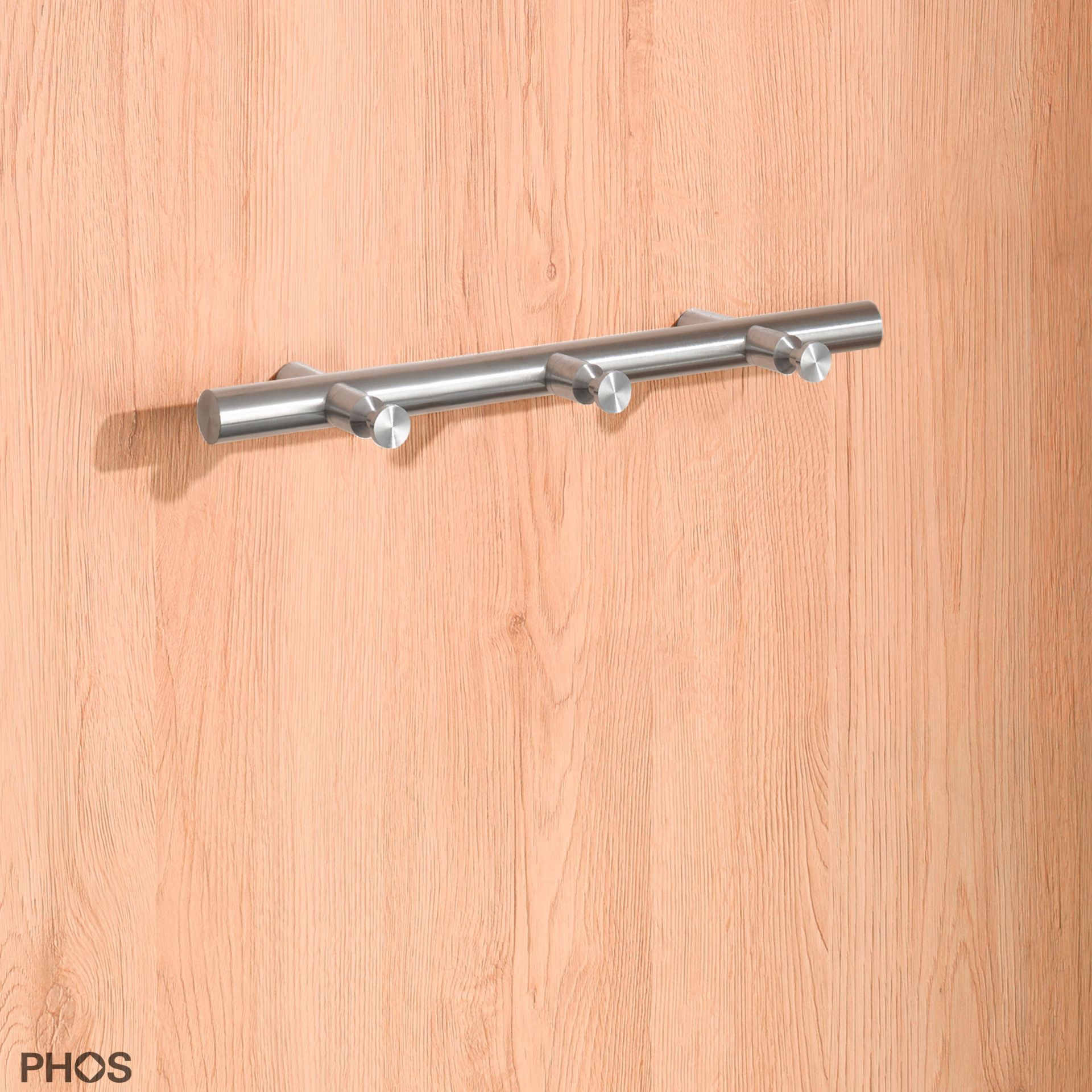 HLS3 Рейка для одежды с 3 крючками PHOS  - Вид №2