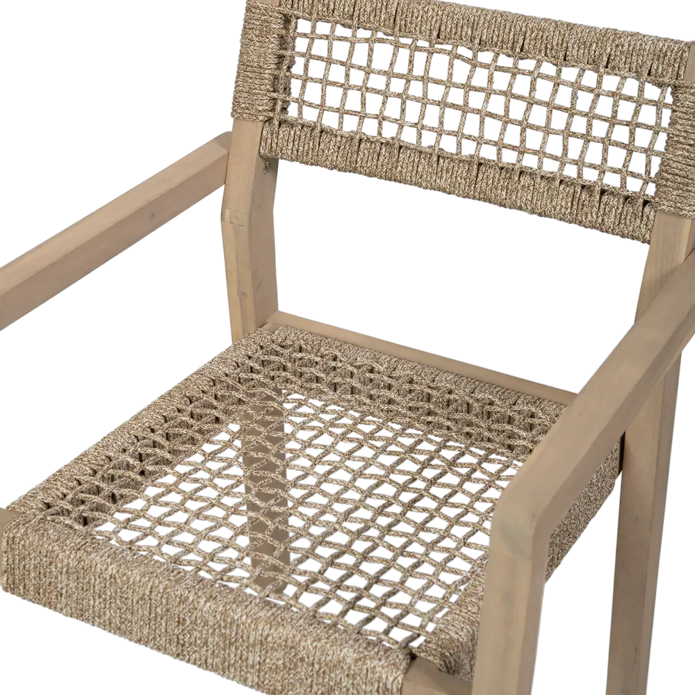 BEGINIA Betta - садовое кресло из акации с плетением Роуп 89396780 STLM-1566807 - Вид №4