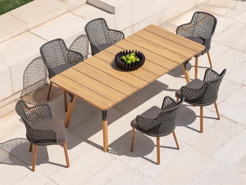 Varaschin Садовое кресло из веревки с подлокотниками Emma 236p1 - Вид №8