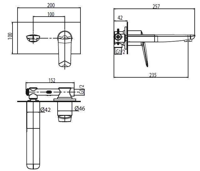 LGA04400 Смеситель M&Z Laguna Santreyd - Вид №1