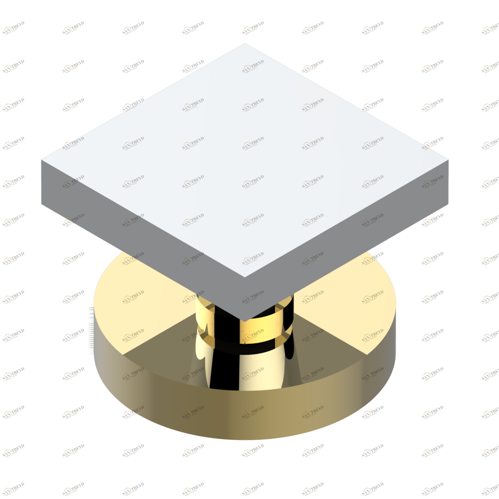 A6A-334 Донный клапан для раковины с внешним штоком управления Thg-paris Profil Хром/золото A6A-334 CAT.A