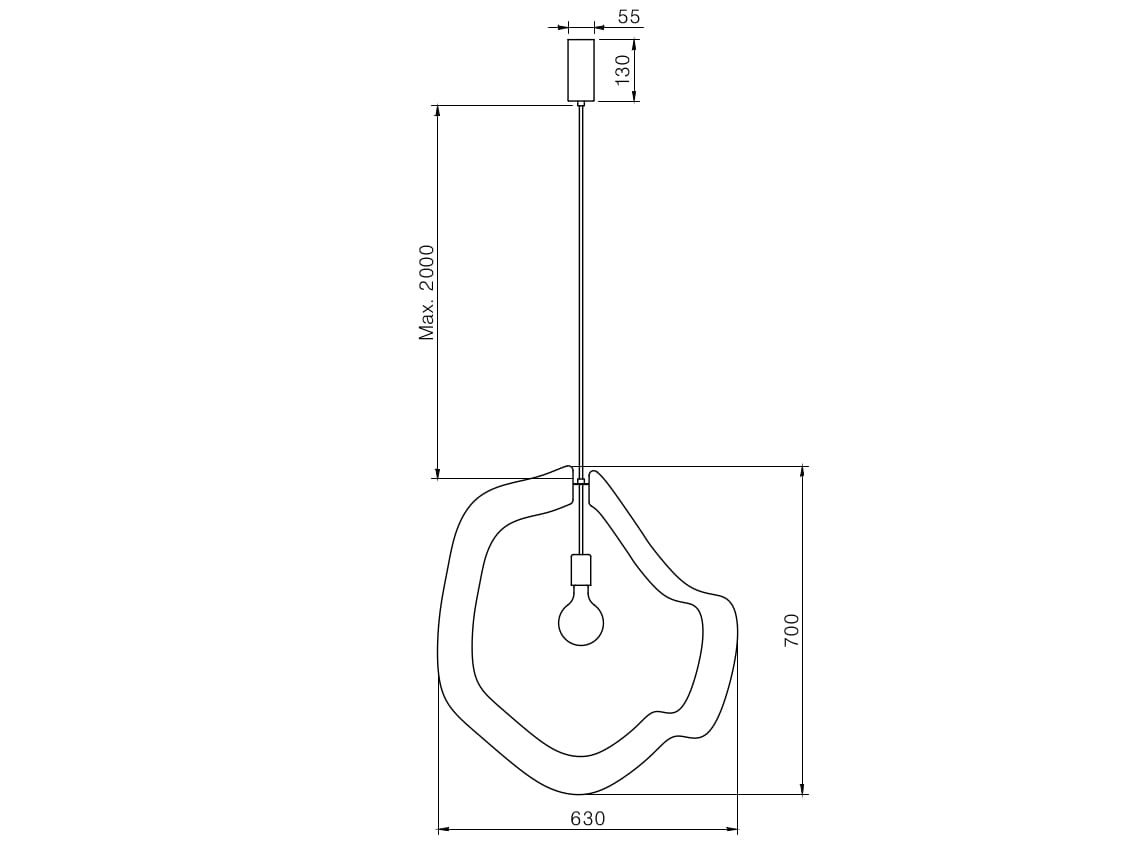 Светодиодный подвесной светильник из нержавеющей стали Hind Rabii Esprit YA-YA ARCH-00053747 - Вид №8