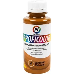 Колеровочная паста Profilux №4 100 гр цвет бежевый 14714311 STLM-2065539