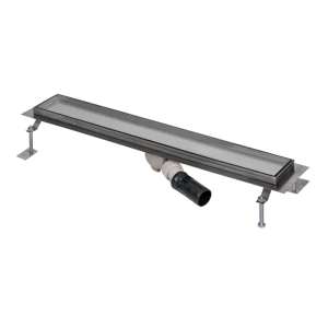 69120 Нержавеющий водоотводящий желоб под плитку, длина 850 мм SANELA