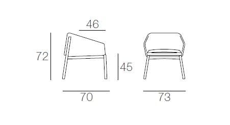 Кресло с подлокотниками CTS SALOTTI GUEST ARCH-00028179 - Вид №7