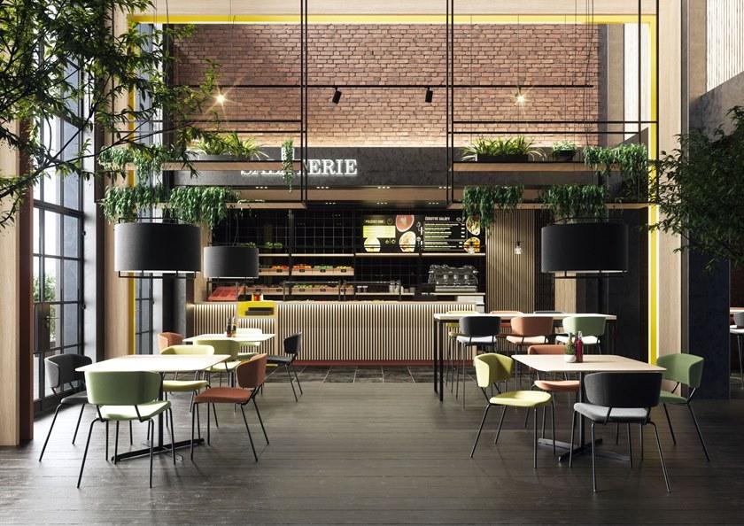 LD Seating Стул из ткани с открытой спинкой Flexi chair Flexi 120-n1 - Вид №9