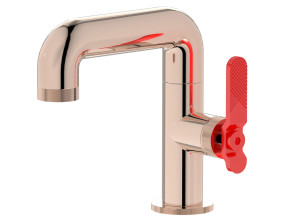 Однорычажный смеситель для раковины с автоматическим сливом