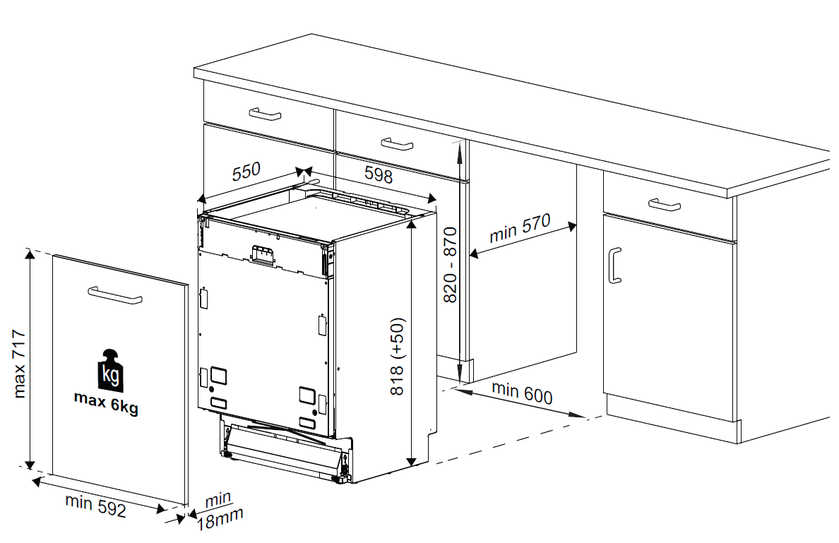 5355878 Встраиваемая посудомоечная машина Beko BDIN16420 STDN-0073292 - Вид №24