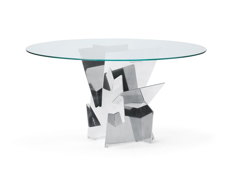 Круглый стеклянный стол YDF столы ARCH-00051273