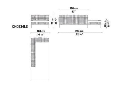 Угловой диван из полипропилена B&B Italia Outdoor Charles ARCH-00151328 - Вид №11