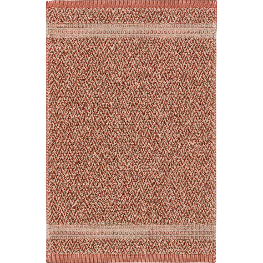 LEI_444_35_50 Полотенце 50/30 красный 80%хлопок 20%лен махра LEITNER Santreyd 