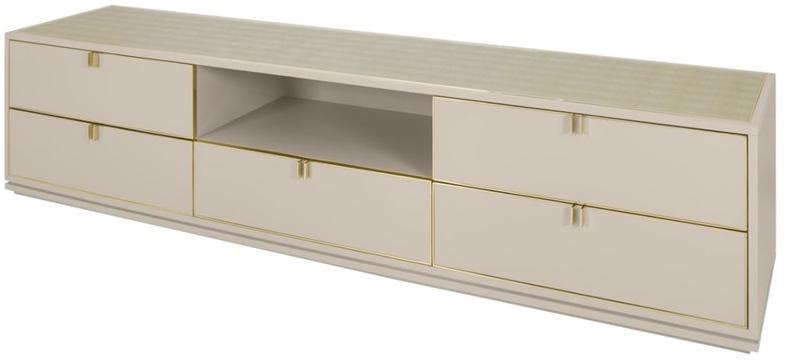 FRATO Низкая деревянная тумба под ТВ с ящиками Deville Ffu370002aai - Вид №1