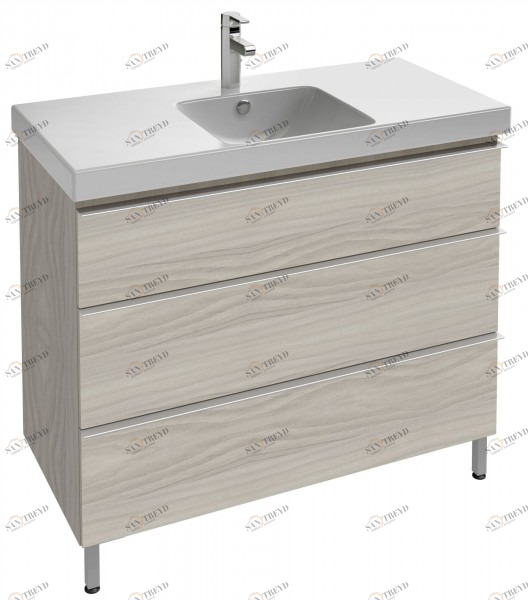 EB994-F90 Мебель для раковины-столешницы 102 см, 3 выдвижных ящика Jacobdelafon ODEON UP Santreyd