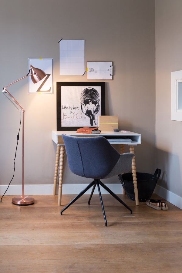 Лампа напольная Reader, матовая черная Zuiver 5000951 - Вид №2