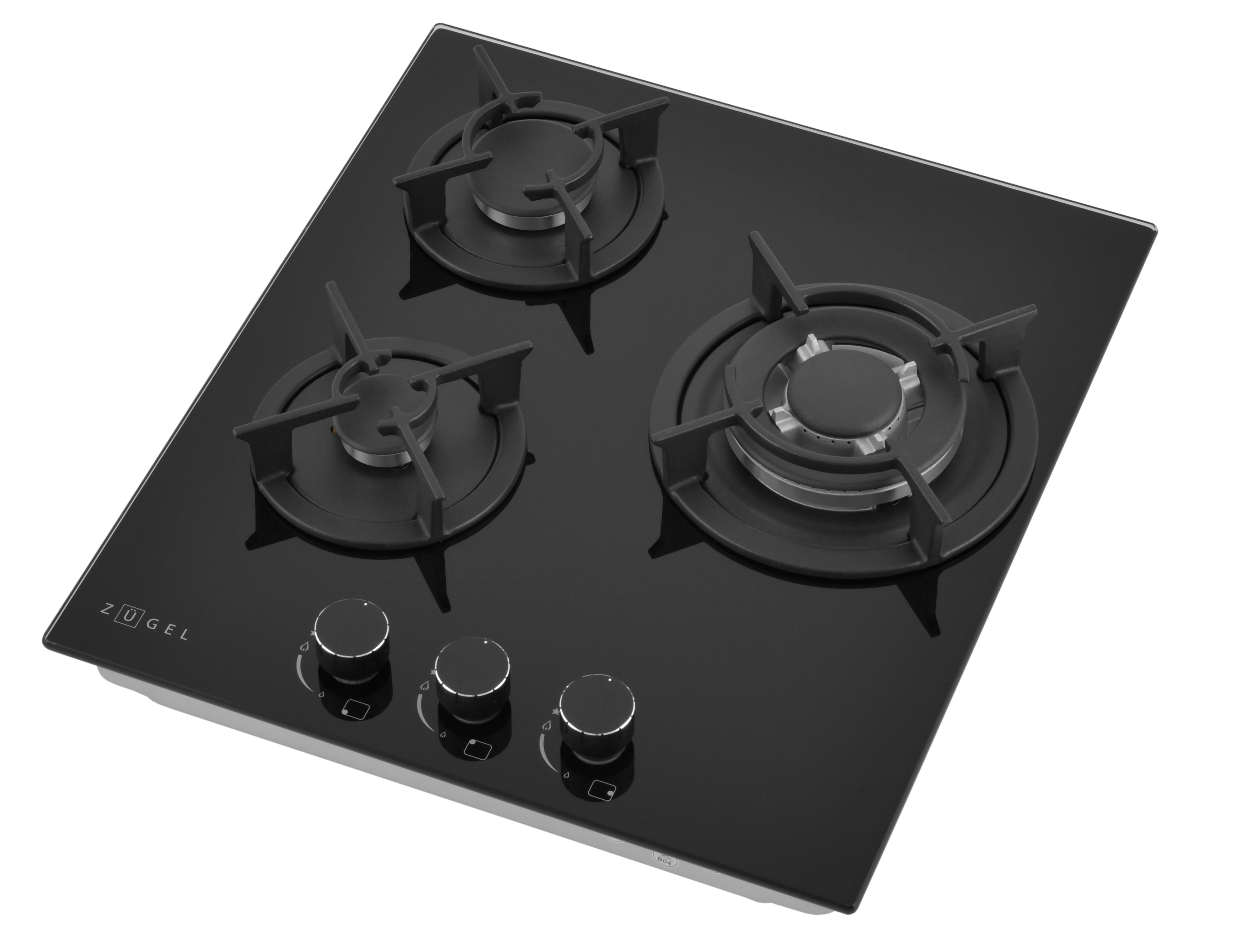 9175440 Газовая варочная поверхность ZUGEL ZGH452B STDN-0044937 - Вид №3