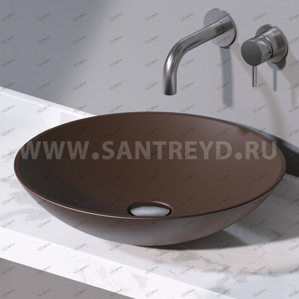 L257107 Накладная раковина на столешницу  круглая A. e T. Italia THIN AeT ITALIA