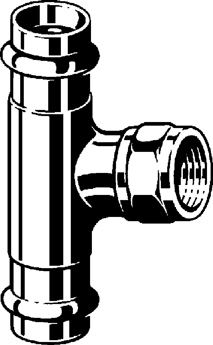 352 752 Модель 2617.2 Трубопроводные системы  Profipress G  Тройники Santreyd  - Вид №1