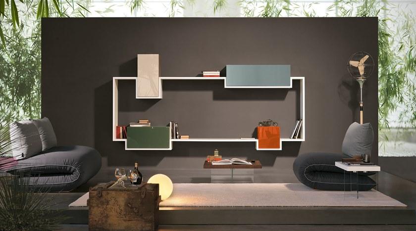 Lago Настенная модульная стенка для хранения Lagolinea sun-id-1489948 - Вид №1