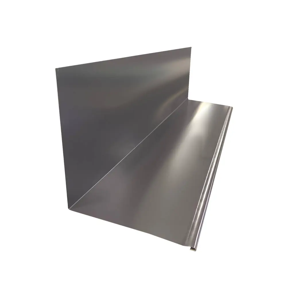 Планка примыкания 145x150x2000 мм 0.4 мм RAL 7024 серый ТАВРОС STLM-2191517