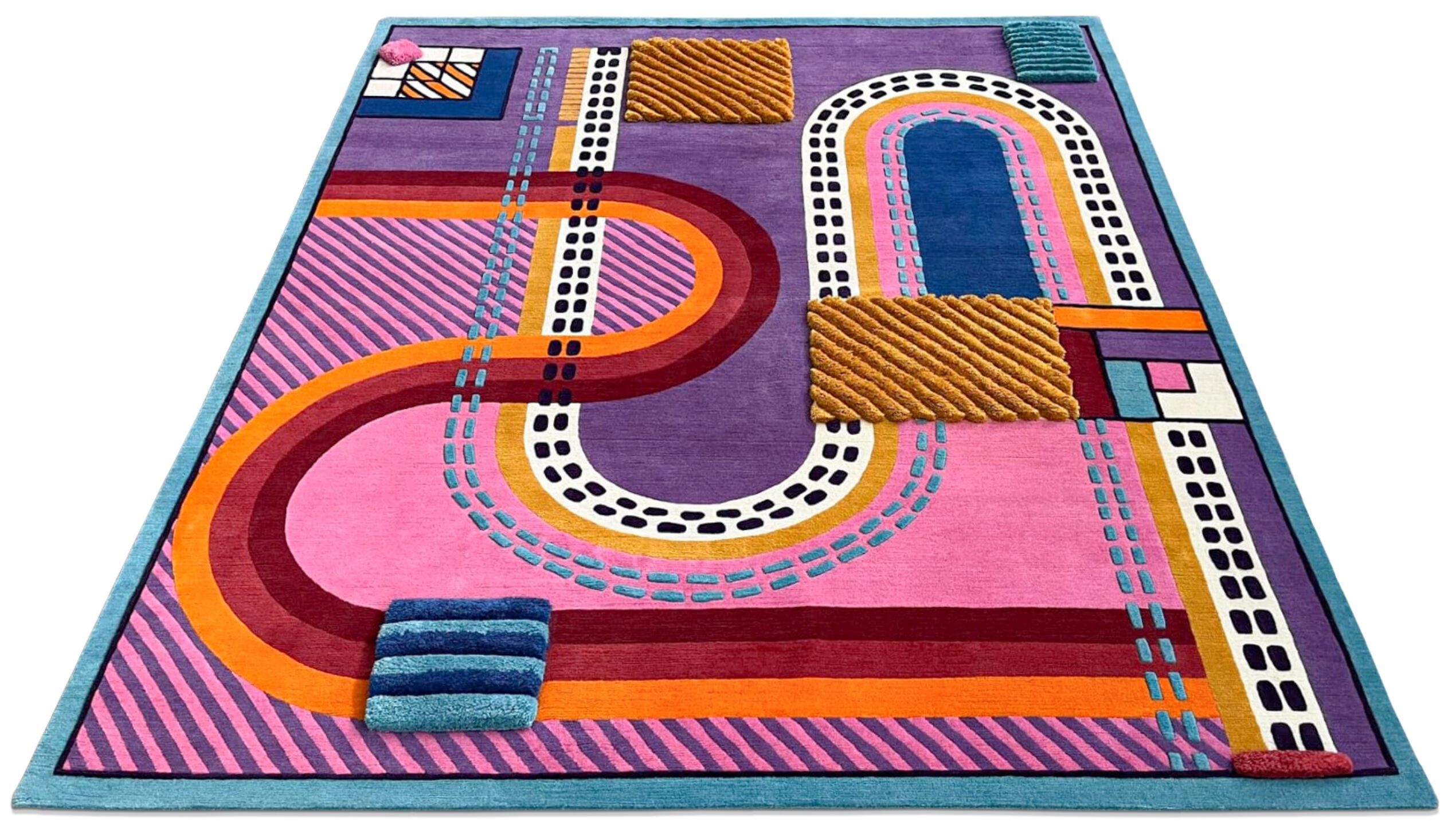 Прямоугольный ковер ручной работы Tapis Rouge абстракция III ARCH-00121730 - Вид №6