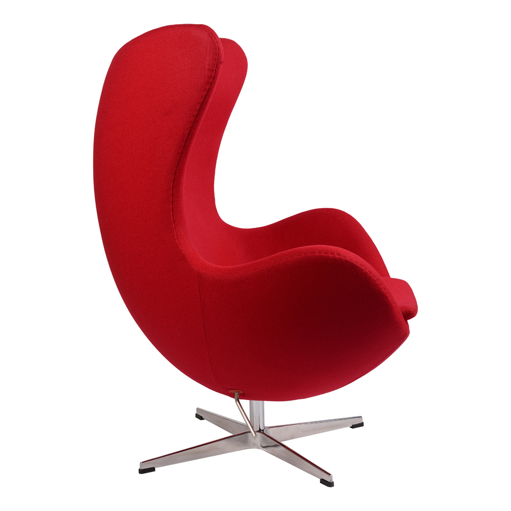 Кресло Arne Jacobsen темно-красное SOHO DESIGN ДИЗАЙНЕРСКИЕ, EGG 131526 Красный  - Вид №2