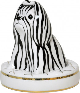 10606669 Goebel Скульптура 15,5см "Болонка Миникри" "Юта Колочек" Фарфор