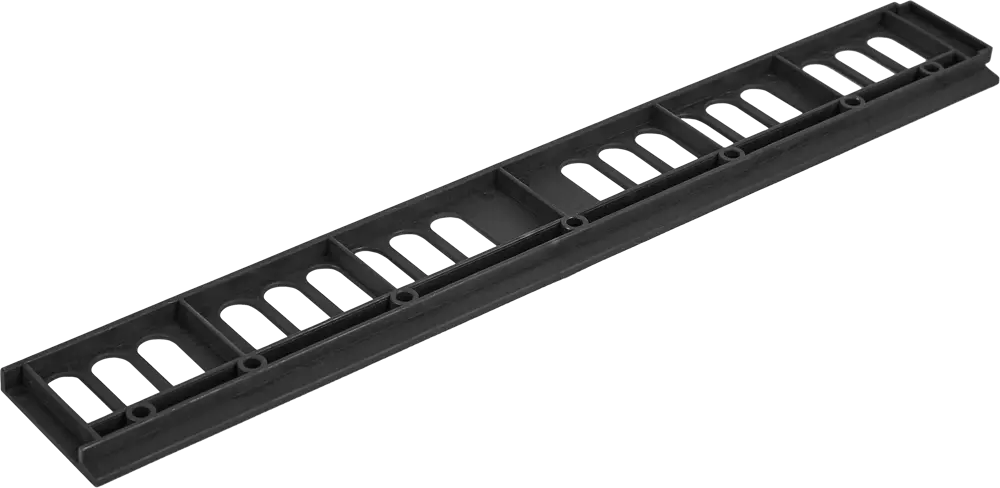 84988233 Планка-держатель к лоткам Accurate 350 мм цвет черный STLM-0838506