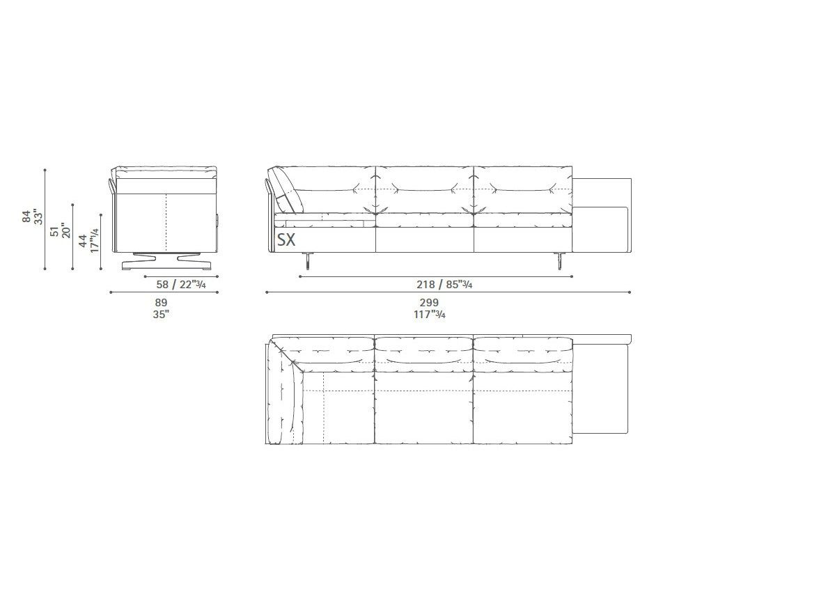 Диван с журнальной стойкой Poltrona Frau коллекция-диваны и кресла ARCH-00101037 - Вид №18