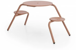 Extremis Стол для общественных мест со встроенными стульями