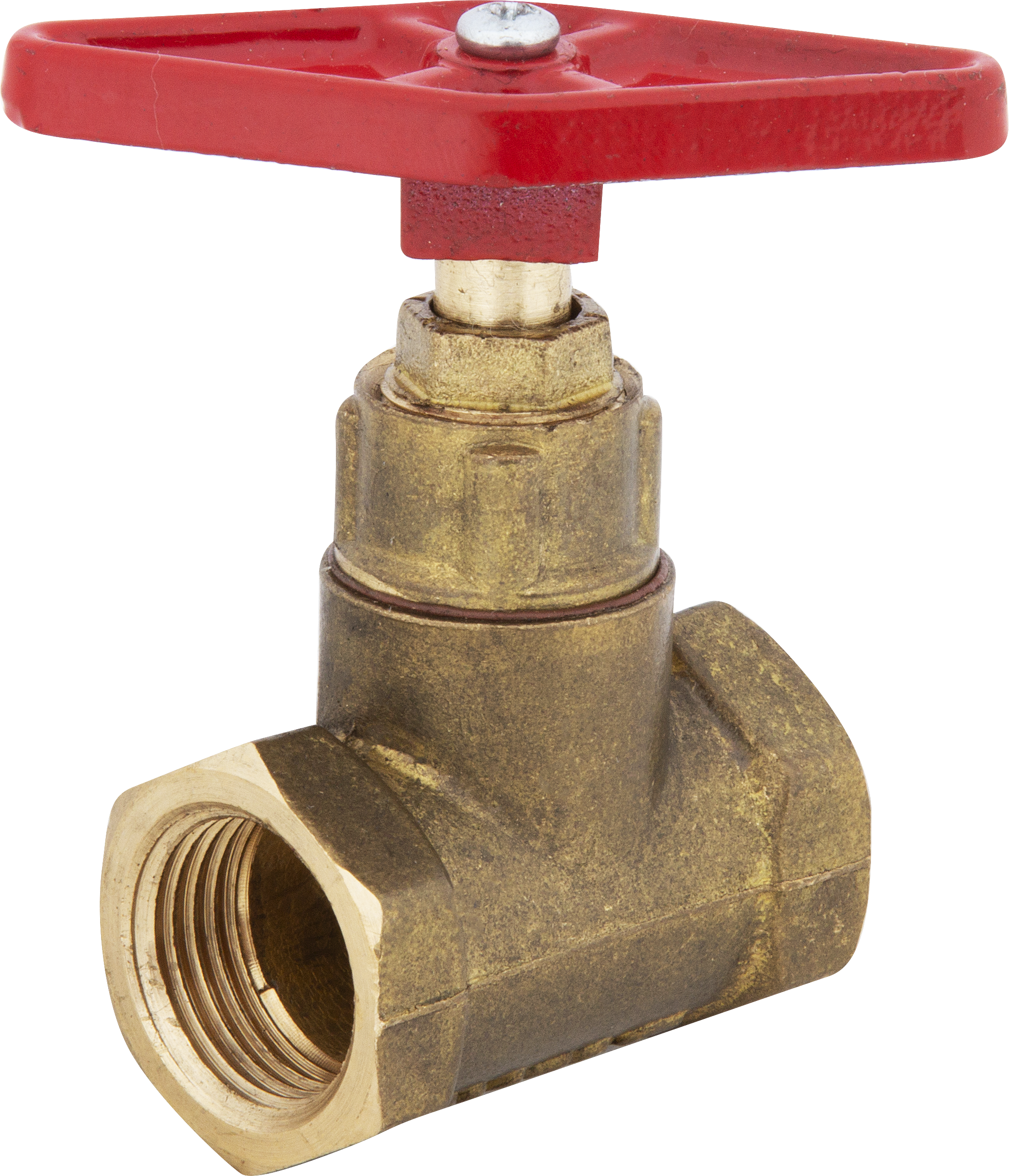 Вентиль водопроводный БАЗ 1/2" латунный для систем водоснабжения 17473314