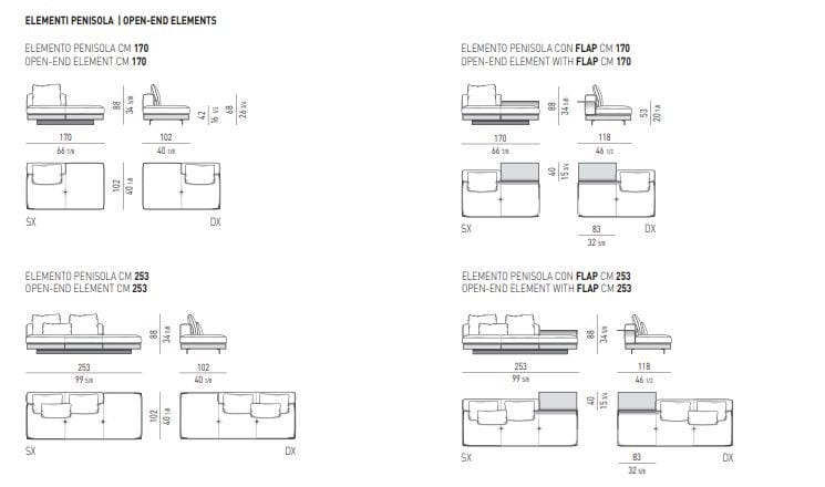 Кожаный диван Minotti Коннери ARCH-00151868 - Вид №18