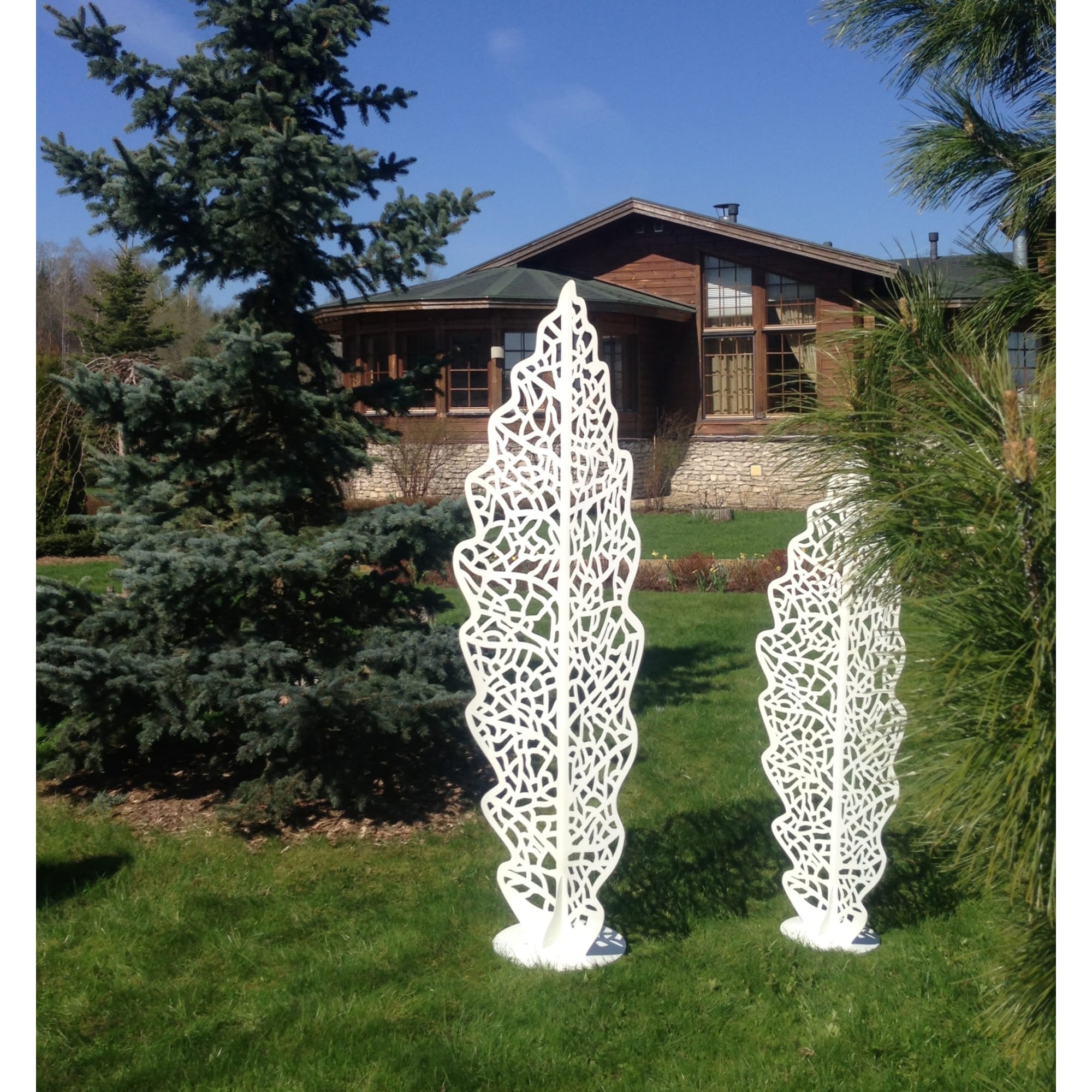 82245714 Садовая скульптура Leaf 123 см Santreyd  - Вид №3