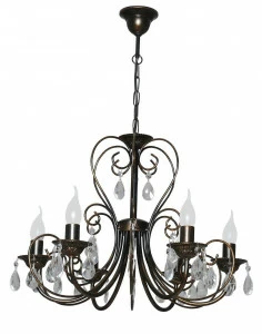 Люстра дизайнерская Dark коричневая 10056-6L SUPERNW СВЕЧИ 056824 Коричневый