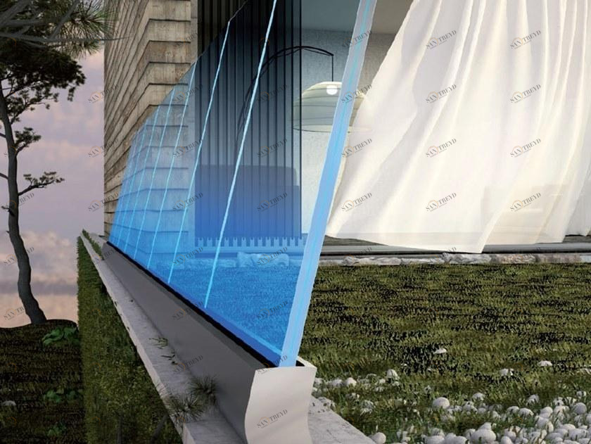 Metalglas Bonomi Регулируемая наклонная балюстрада sun-id-1419528