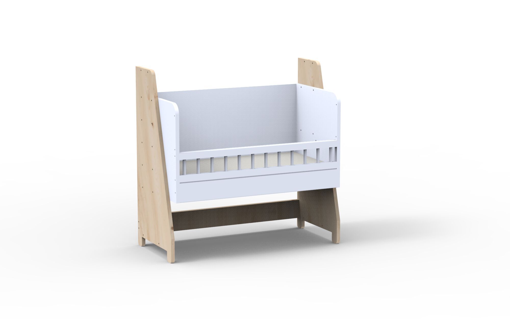 Лакированная деревянная кровать для сна Mathy by Bols ASYMETRY ARCH-00052185 - Вид №30