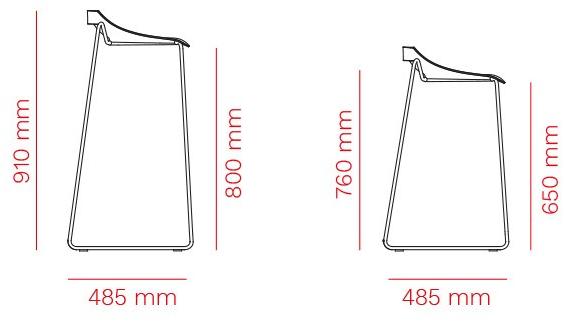 Mara Салазки табуретки полипропиленовые  331d  - Вид №7