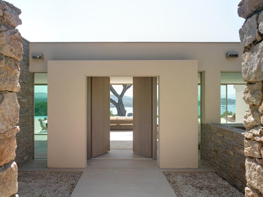 CARMINATI SERRAMENTI Входная дверь из дерева и стекла Skyline system sun-id-1494390 - Вид №5