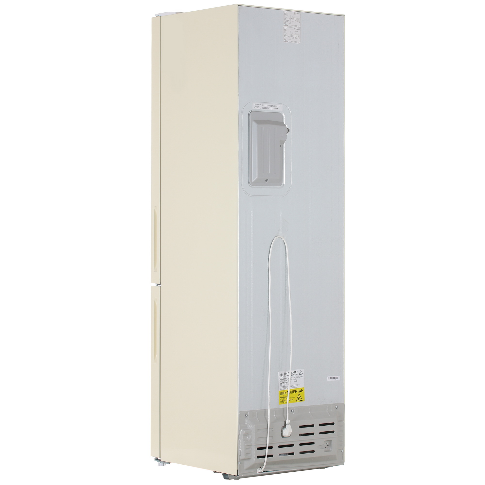 5032047 Холодильник с морозильником   DEXP RF-CN350DMG/SI бежевый STDN-0120824 - Вид №4