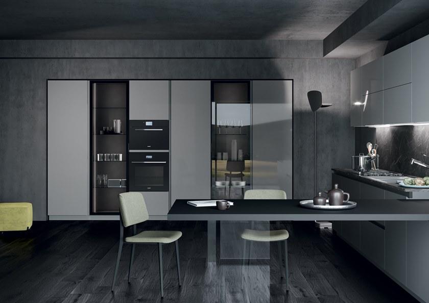 Febal Casa Кухня из меламина с полуостровом sun-id-1511089 - Вид №1